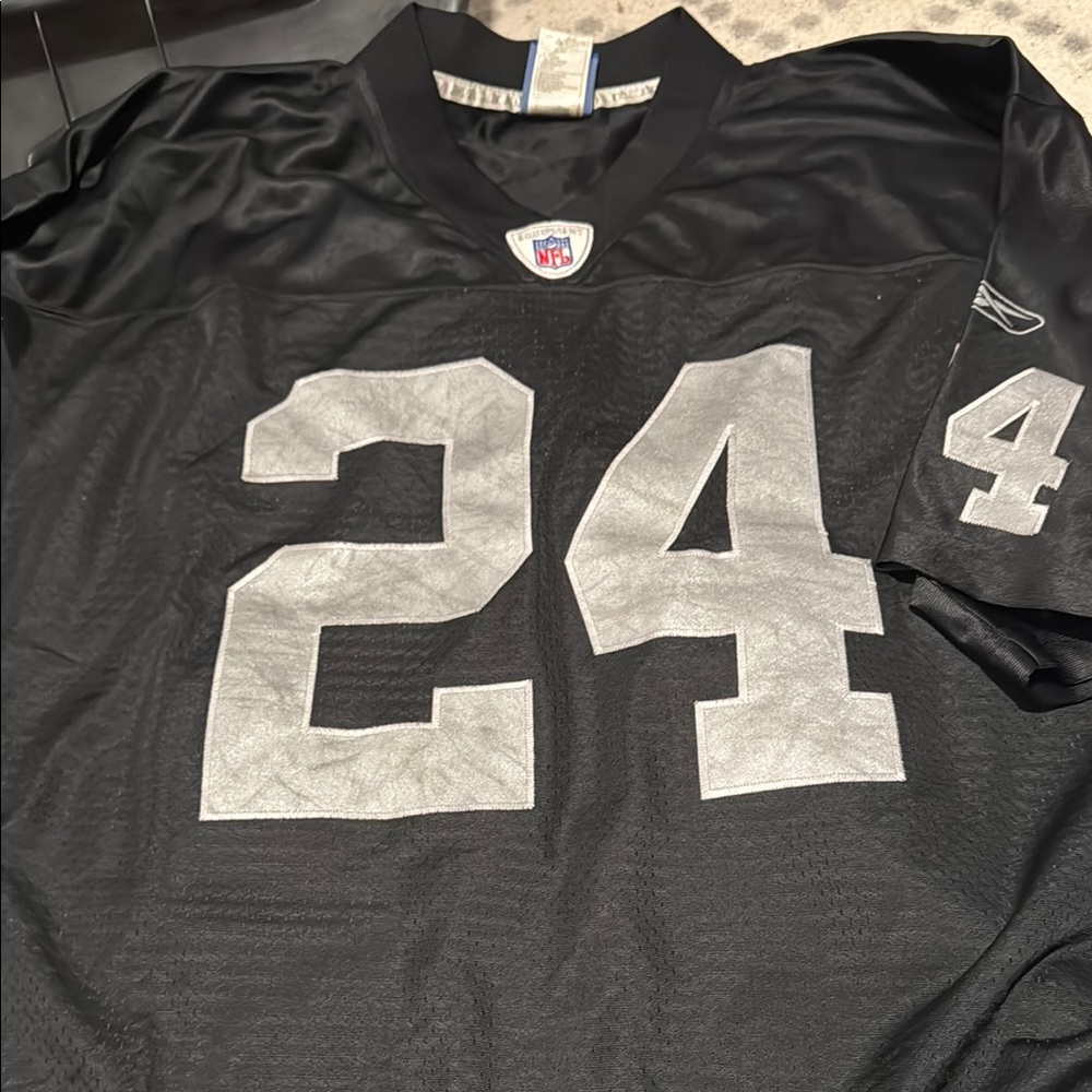 C. Woodson Reebok Black NFL Jersey